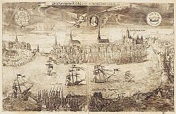 Vy över Stockholm 1650