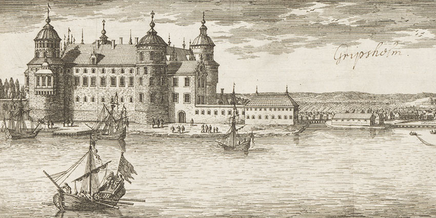 Gripsholms Slott från Suecia Antigua et hodierna